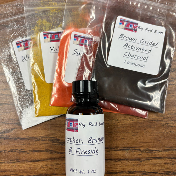 Cowboy soap kit with colorants and fragrance
