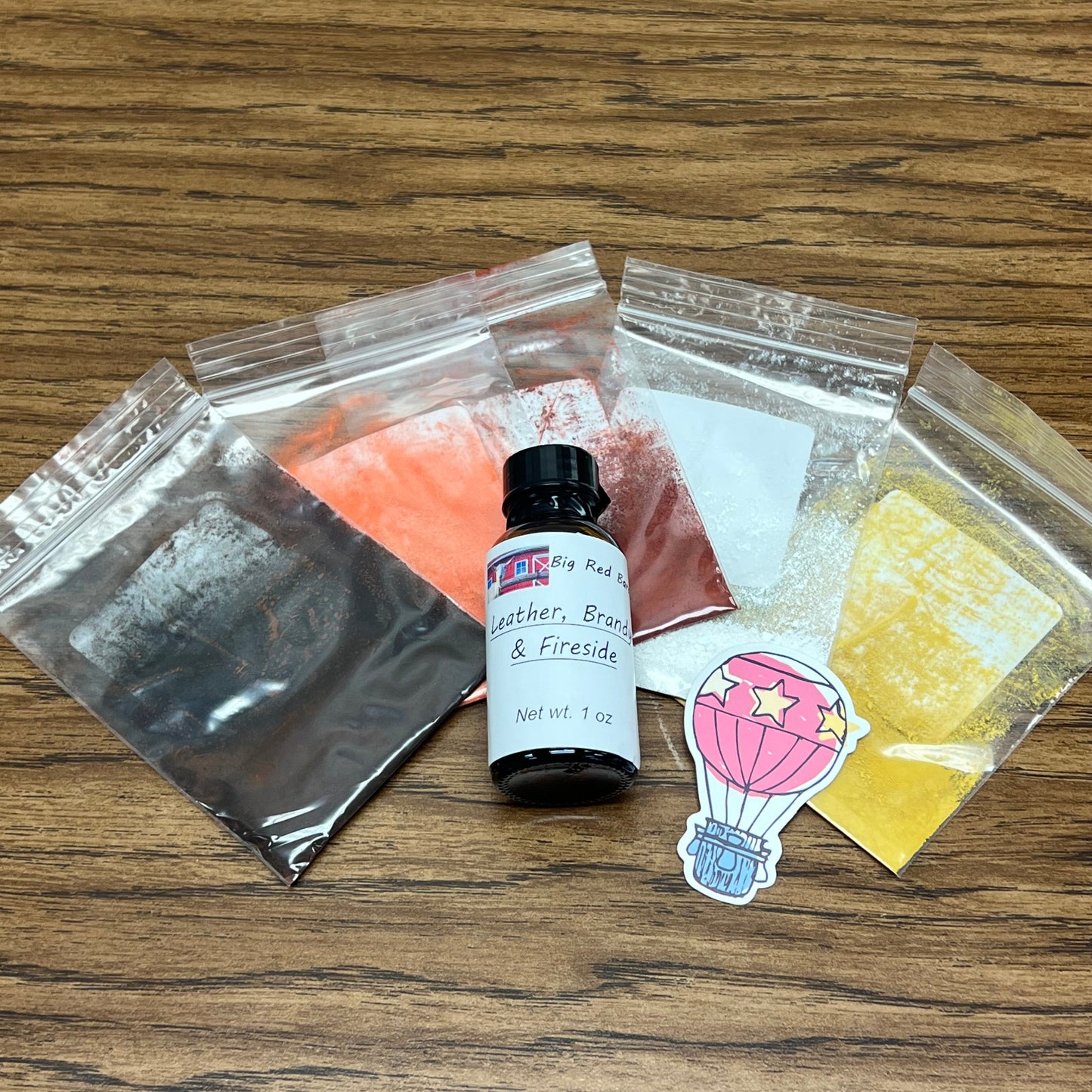 Cowboy Soap Making Kit including 1 ounce of fragrance oil and 4 colors.