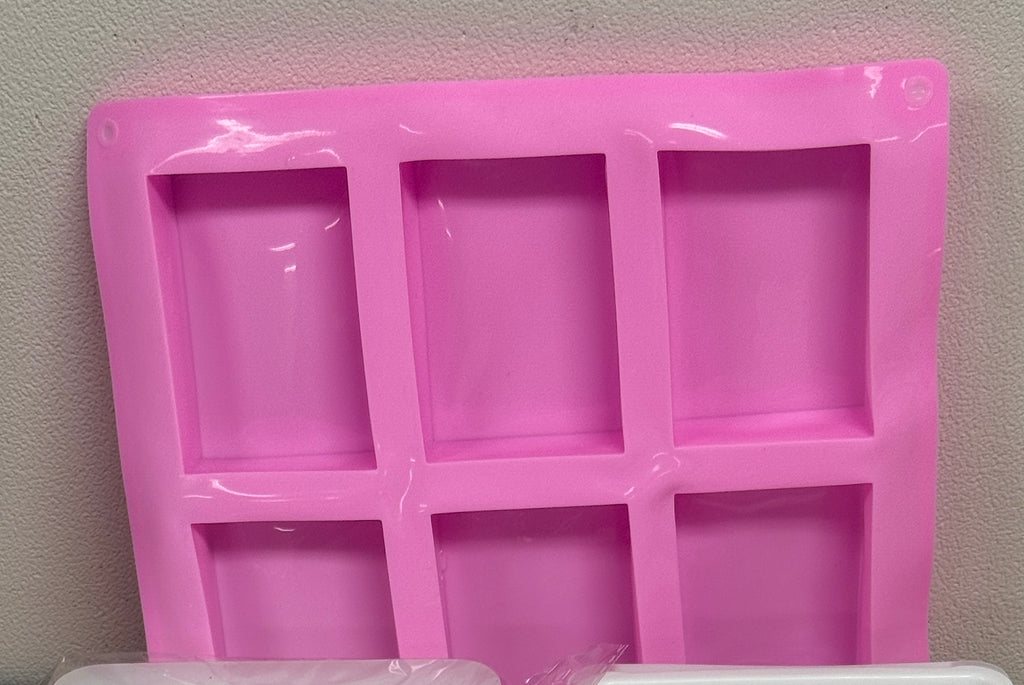 6 bar mold - pink